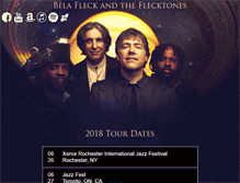 Tablet Screenshot of flecktones.com